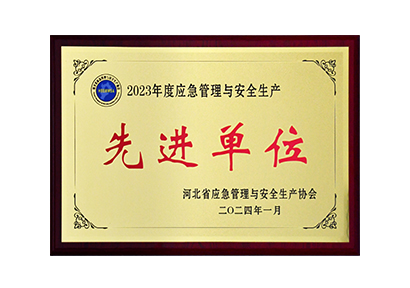 集團(tuán)公司榮獲2023年度 河北省應(yīng)急管理與安全生產(chǎn)先進(jìn)單位